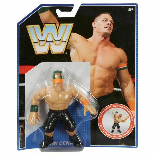 WWE Mattel Retro 1 John Cena with Attitude Adustment! [Exclusive] Action & Toy Figures PWcatalog