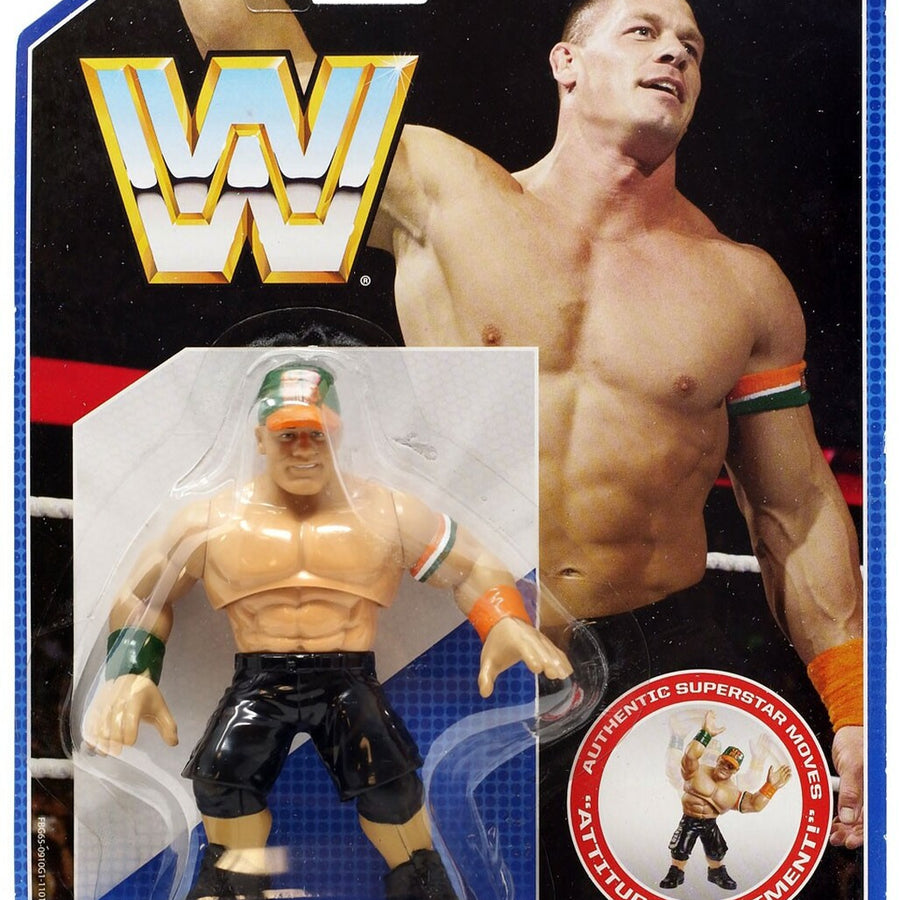 WWE Mattel Retro 1 John Cena with Attitude Adjustment! [Exclusive] Action & Toy Figures PWcatalog