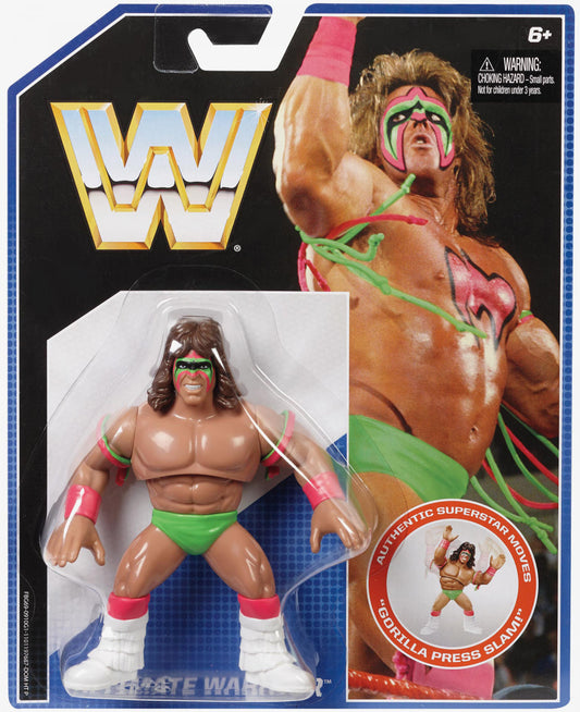 WWE Mattel Retro 1 Ultimate Warrior with Gorilla Press Slam! [Exclusive]