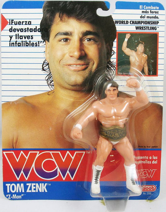 WCW Galoob WCW Galoob Series 1 - "Presents the Superstars of the WCW" Tom Zenk [WCW Card]