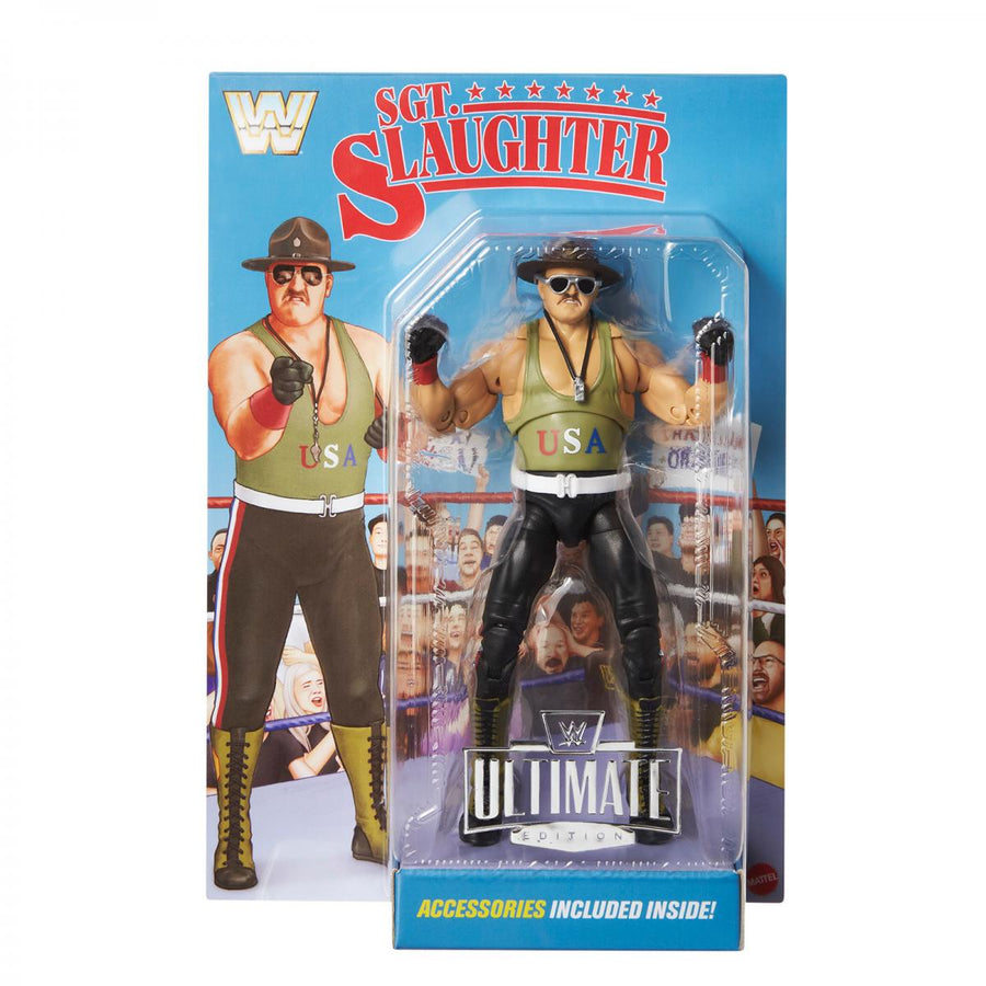 WWE Mattel Ultimate Edition Exclusives Sgt. Slaughter [Exclusive] Action & Toy Figures PWcatalog