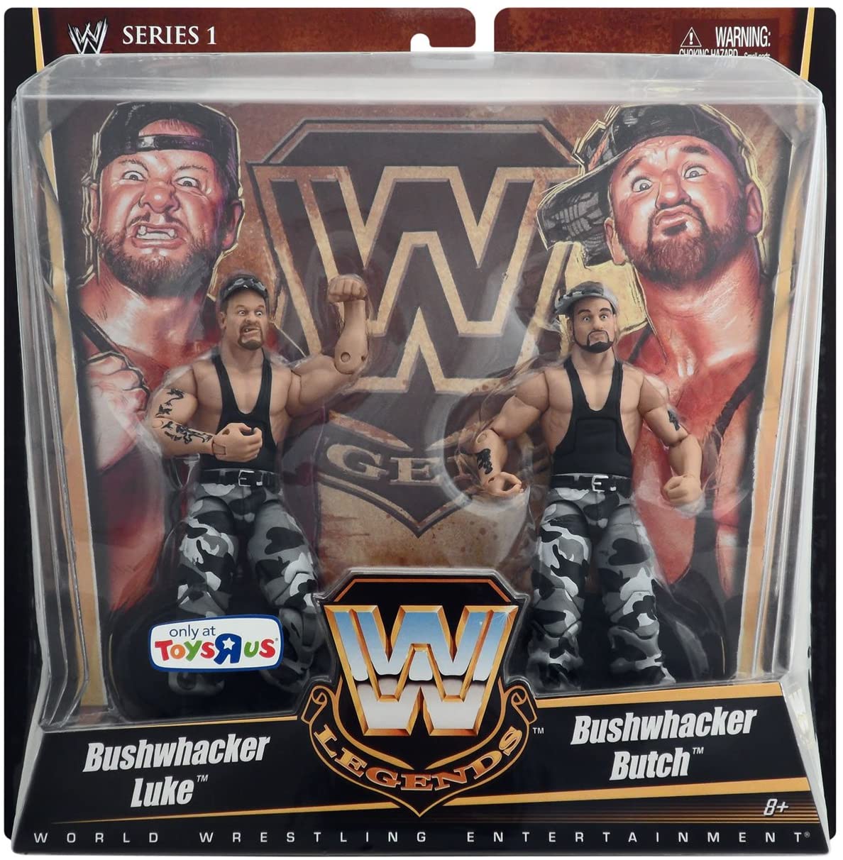 WWE Mattel Legends Multipack: Bushwhacker Butch & Bushwhacker Luke [Exclusive]