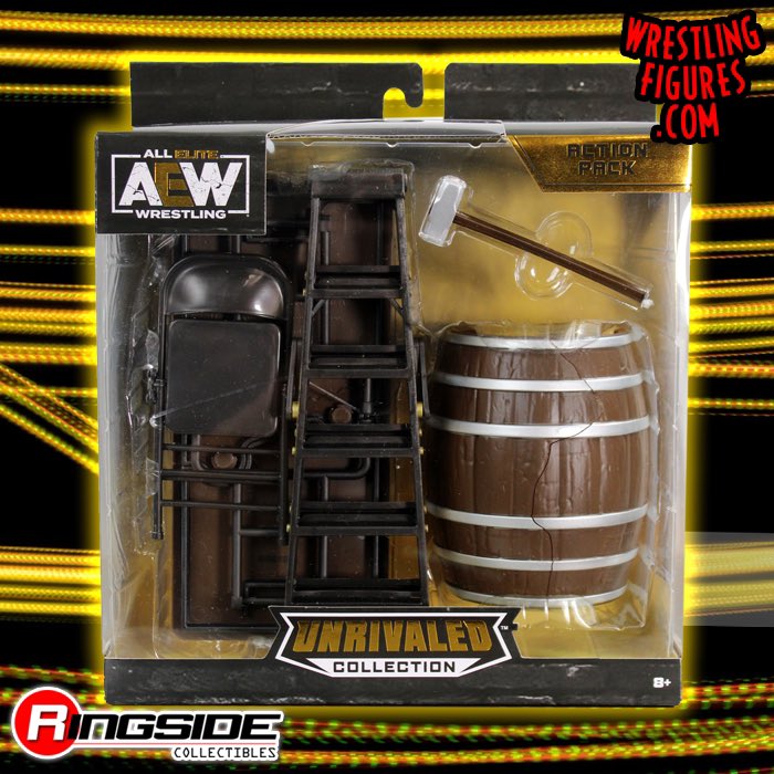 AEW Jazwares Unrivaled Collection Accessory Sets: Action Pack [Version 2] Action & Toy Figures PWcatalog