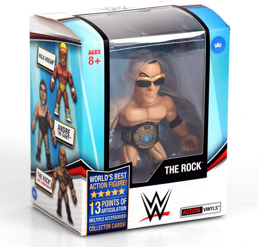 WWE The Loyal Subjects Action Vinyls 4 The Rock [With Belt On]