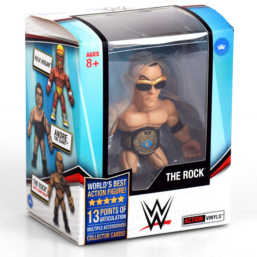 WWE The Loyal Subjects Action Vinyls 4 The Rock [With Belt On] Action & Toy Figures PWcatalog