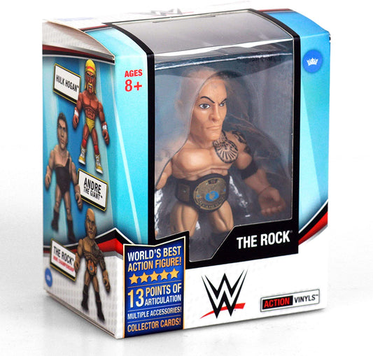 WWE The Loyal Subjects Action Vinyls 4 The Rock [Modern Version, Without Shirt]
