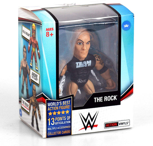 WWE The Loyal Subjects Action Vinyls 4 The Rock [Modern Version, "Team Bring It" Shirt]
