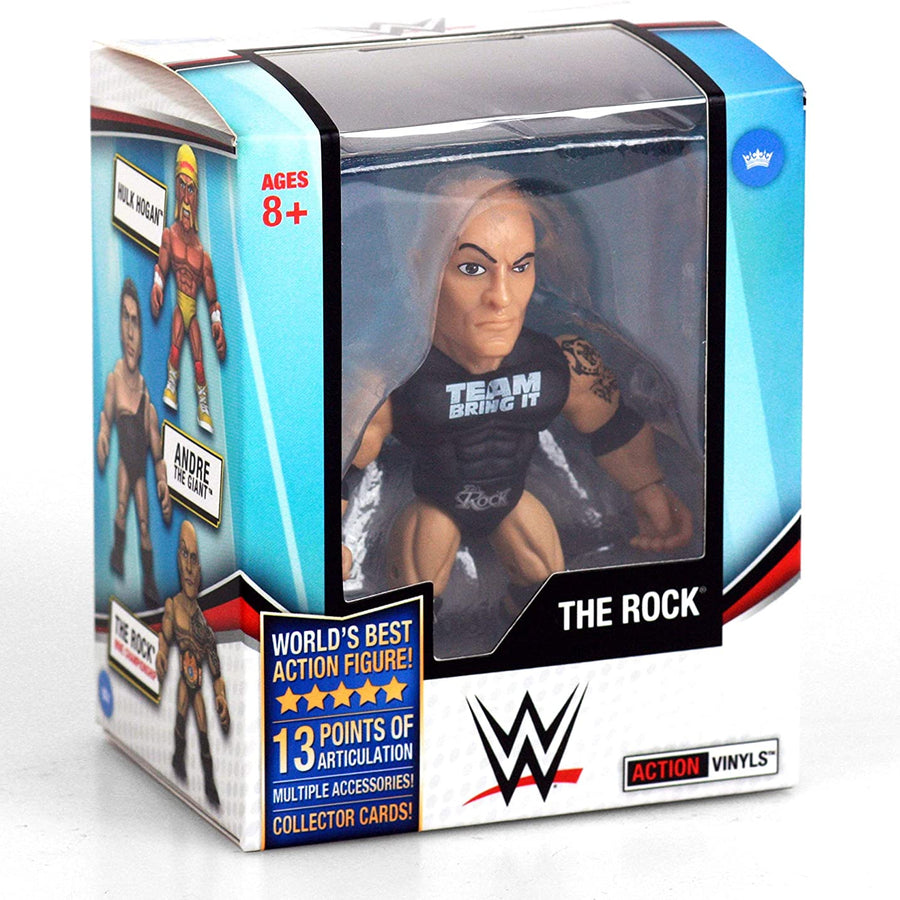WWE The Loyal Subjects Action Vinyls 4 The Rock [Modern Version, "Team Bring It" Shirt] Action & Toy Figures PWcatalog