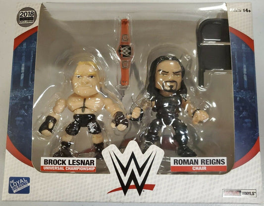 WWE The Loyal Subjects Action Vinyls Exclusives Brock Lesnar vs. Roman Reigns [Exclusive]