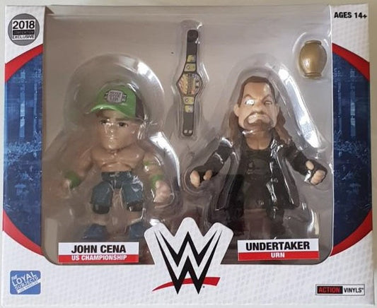 WWE The Loyal Subjects Action Vinyls Exclusives John Cena vs. Undertaker [Exclusive]