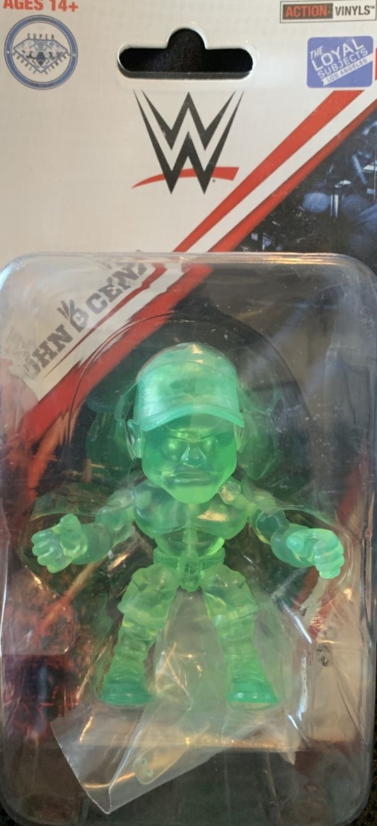WWE The Loyal Subjects Action Vinyls Exclusives John Cena [Exclusive, Clear Green Edition]