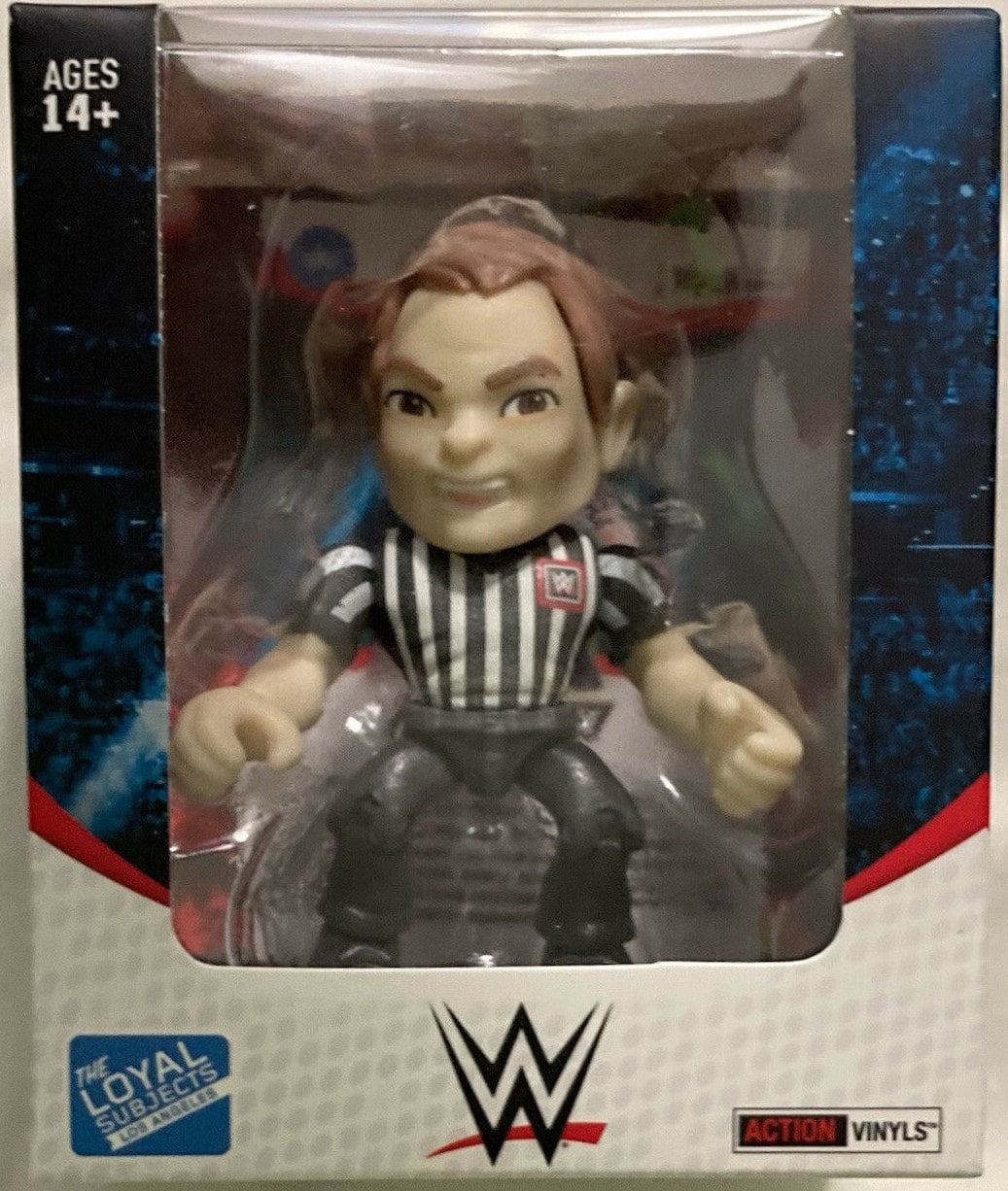 WWE The Loyal Subjects Action Vinyls 1 Referee [With Striped Shirt & Glow In the Dark]