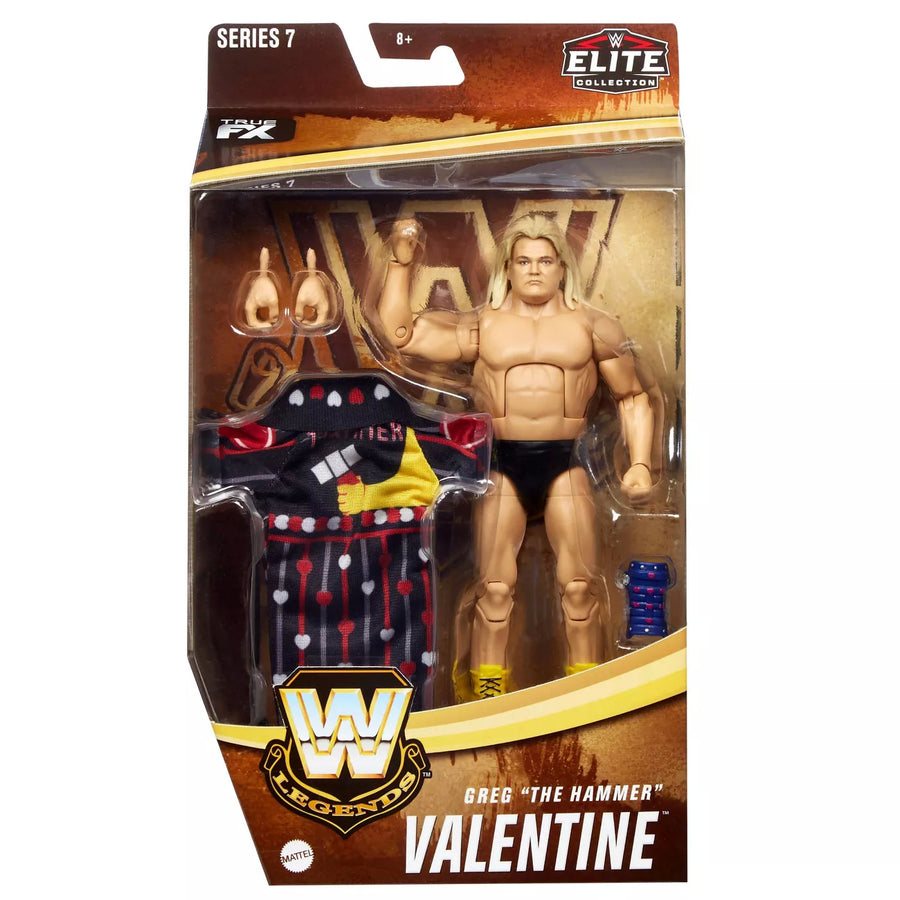 WWE Mattel Legends 7 Greg "The Hammer" Valentine [Exclusive] Action & Toy Figures PWcatalog