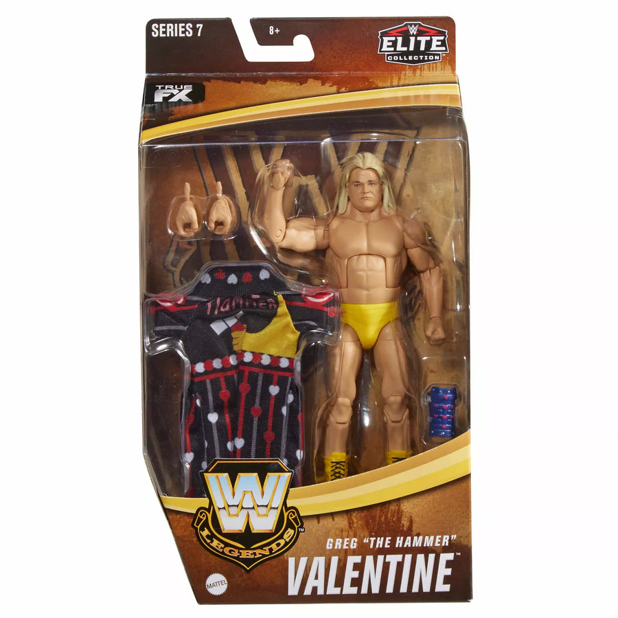WWE Mattel Legends 7 Greg "The Hammer" Valentine [Chase, Exclusive] Action & Toy Figures PWcatalog