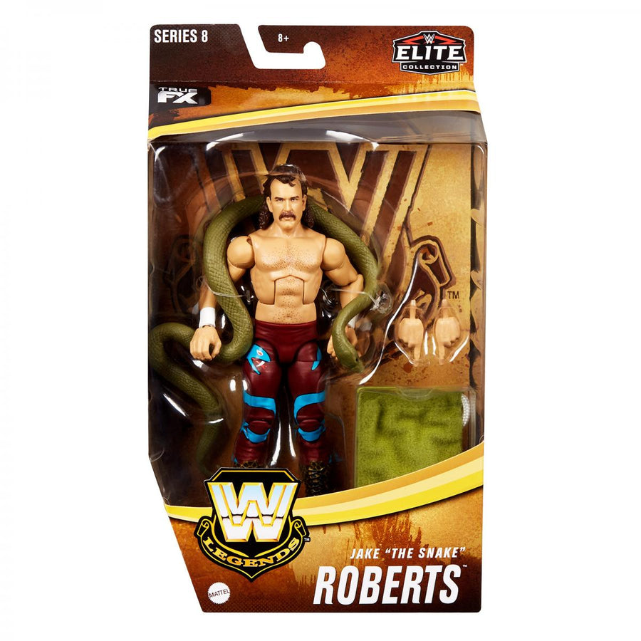 WWE Mattel Legends 8 Jake "The Snake" Roberts [Exclusive] Action & Toy Figures PWcatalog