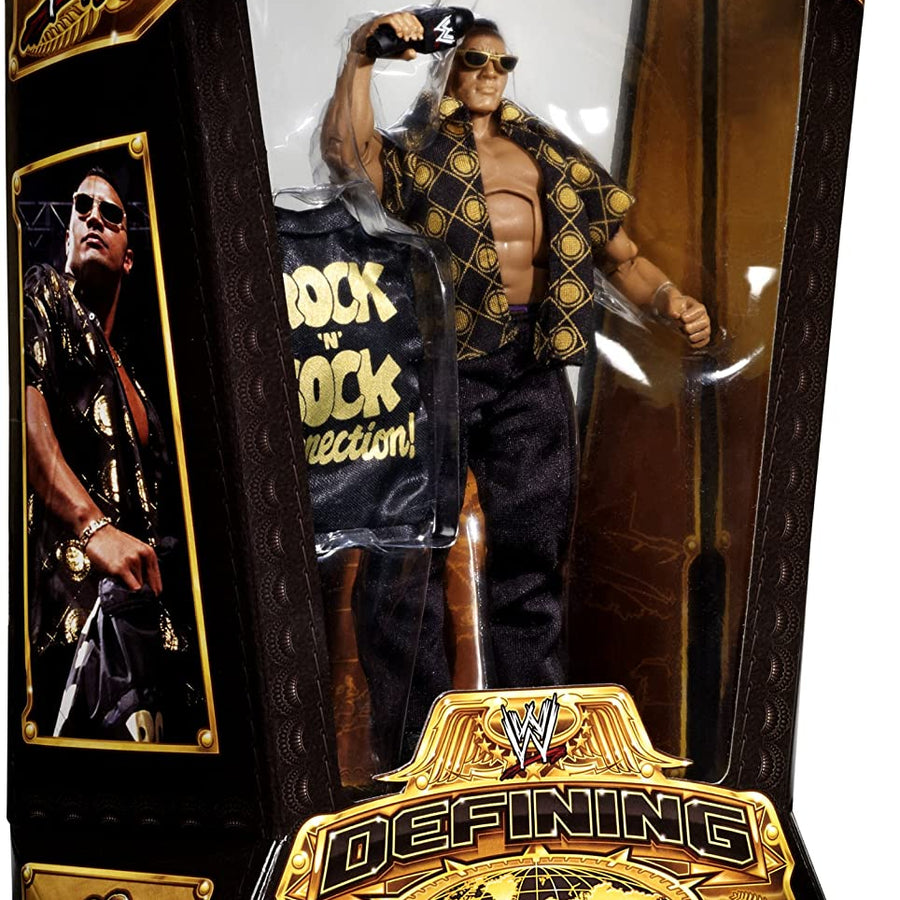 WWE Mattel Defining Moments 2 The Rock Action & Toy Figures PWcatalog