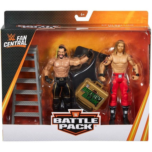 WWE Mattel Fan Central Battle Packs Seth Rollins vs. Edge [Exclusive]