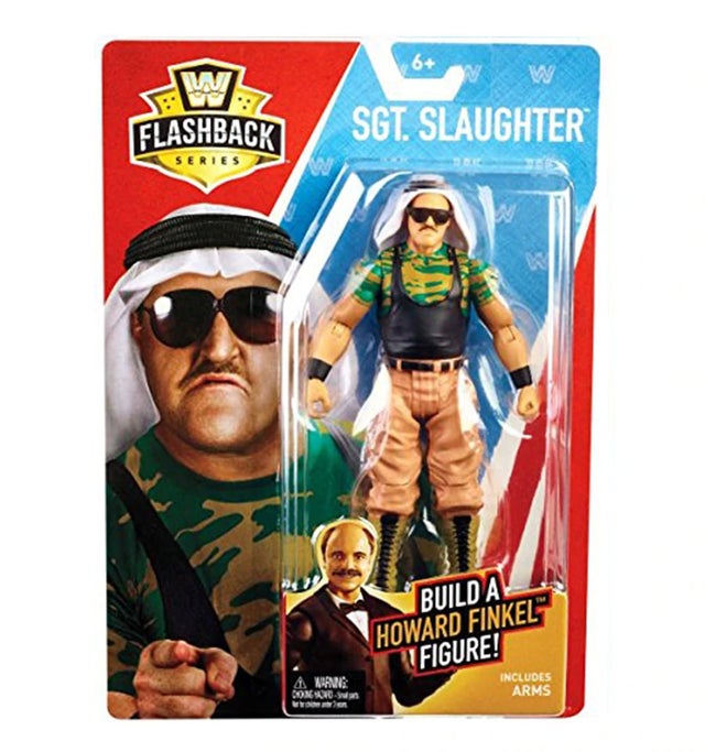 WWE Mattel Flashback Series 1 Sgt. Slaughter [Exclusive] Action & Toy Figures PWcatalog