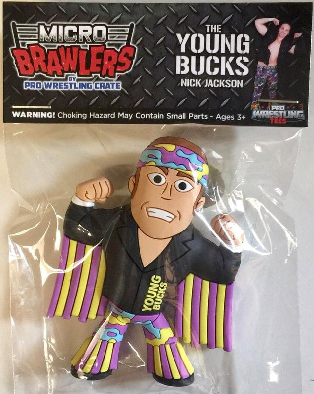 Pro Wrestling Tees Crate Exclusive Micro Brawlers Nick Jackson [May]