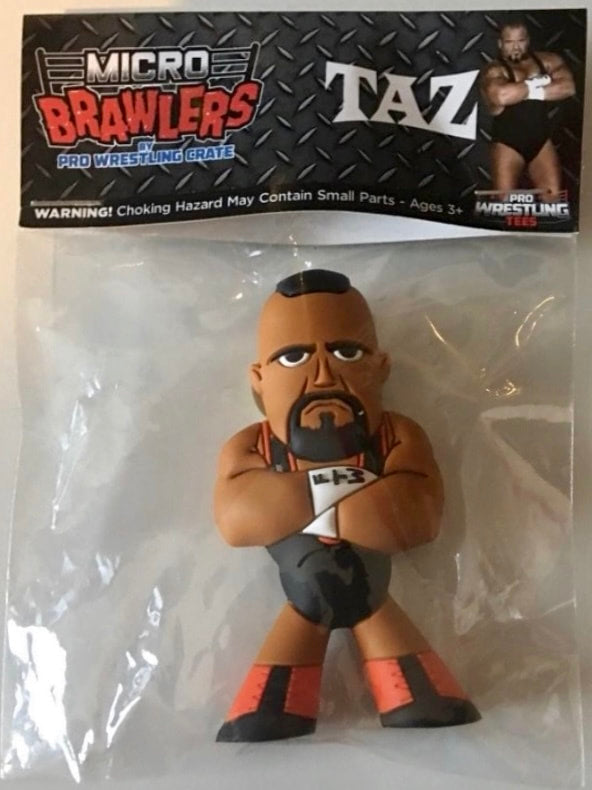 Pro Wrestling Tees Crate Exclusive Micro Brawlers Taz [June] Action & Toy Figures PWcatalog