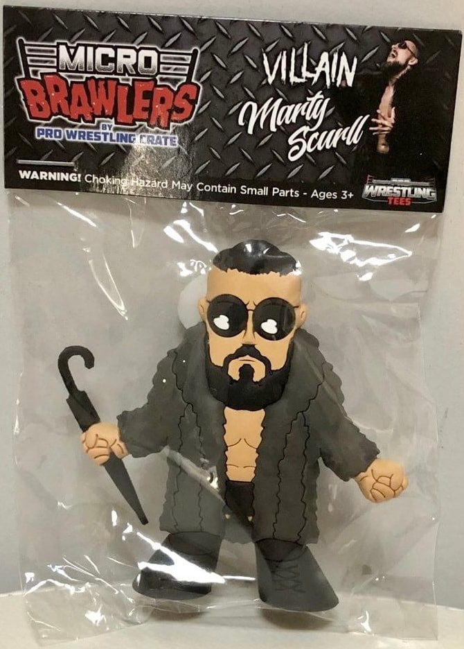 Pro Wrestling Tees Crate Exclusive Micro Brawlers "Villain" Marty Scurll [July]