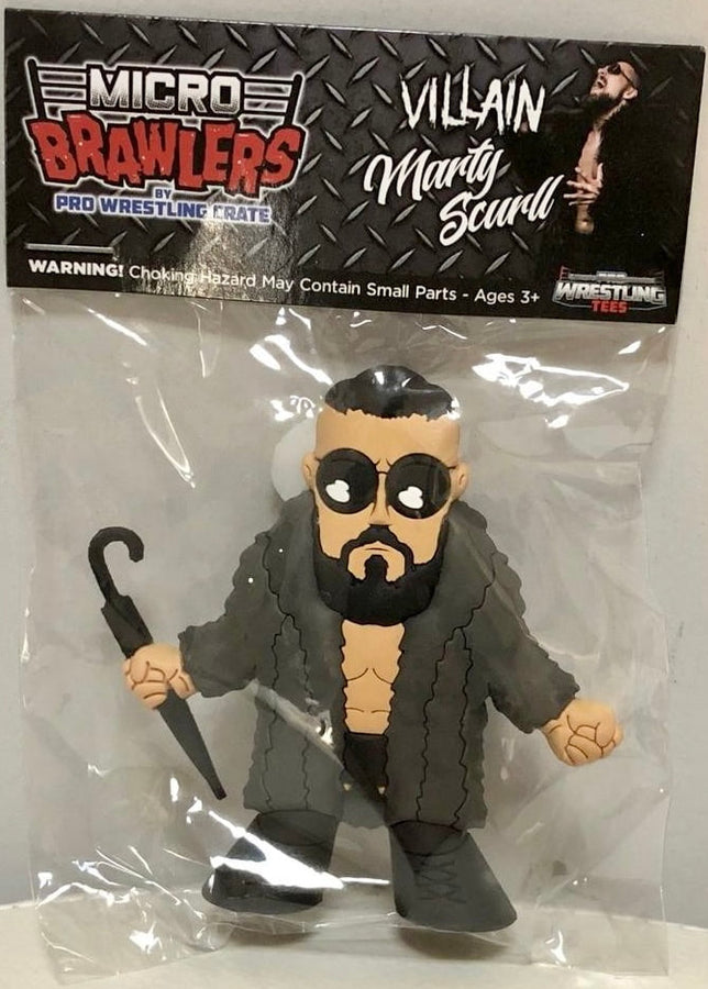 Pro Wrestling Tees Crate Exclusive Micro Brawlers "Villain" Marty Scurll [July] Action & Toy Figures PWcatalog