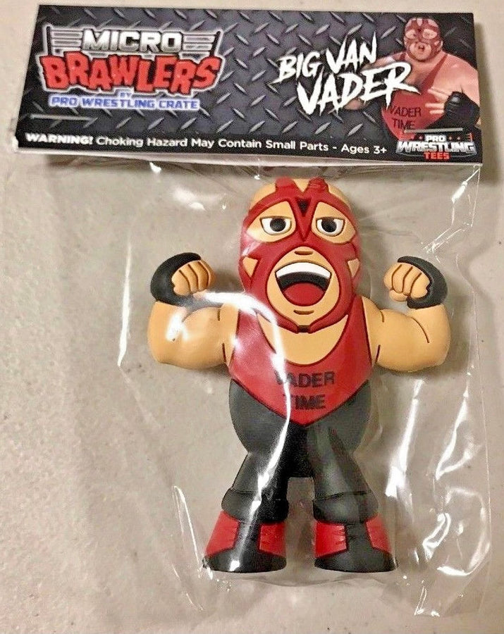 Pro Wrestling Tees Crate Exclusive Micro Brawlers Big Van Vader [August] Action & Toy Figures PWcatalog