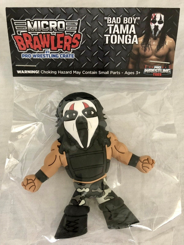 Pro Wrestling Tees Crate Exclusive Micro Brawlers "Bad Boy" Tama Tonga [August] Action & Toy Figures PWcatalog