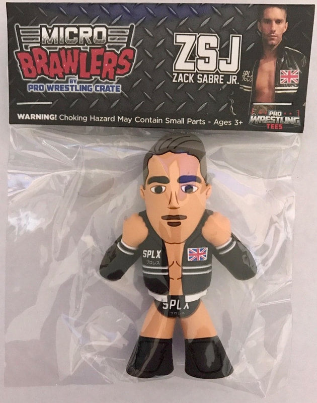 Pro Wrestling Tees Crate Exclusive Micro Brawlers Zack Sabre Jr. [September] Action & Toy Figures PWcatalog