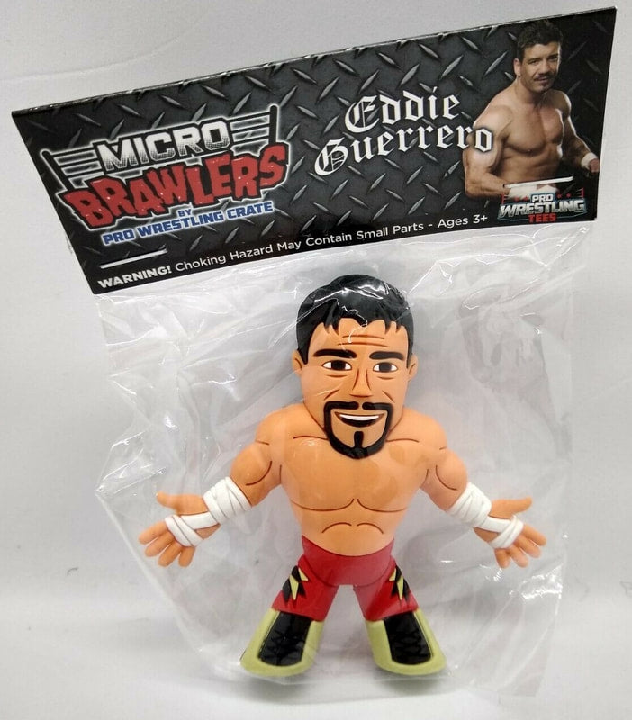 Pro Wrestling Tees Crate Exclusive Micro Brawlers Eddie Guerrero [November] Action & Toy Figures PWcatalog