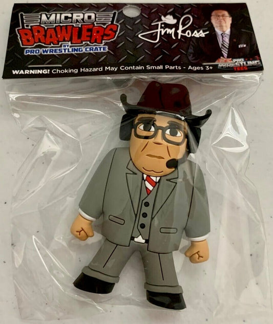 Pro Wrestling Tees Crate Exclusive Micro Brawlers Jim Ross [March]