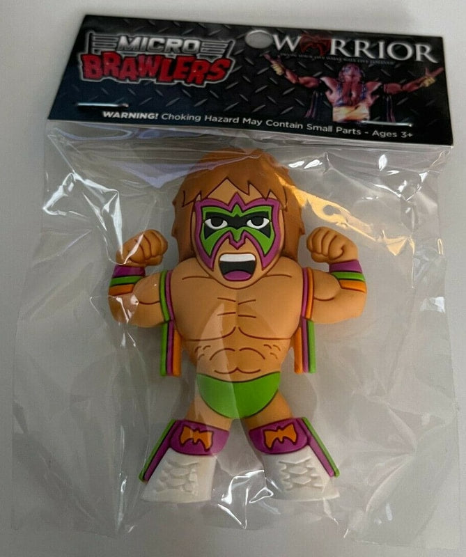 Pro Wrestling Tees Crate Exclusive Micro Brawlers Warrior [April] Action & Toy Figures PWcatalog
