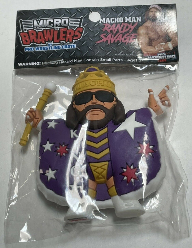 Pro Wrestling Tees Crate Exclusive Micro Brawlers "Macho Man" Randy Savage [June] Action & Toy Figures PWcatalog