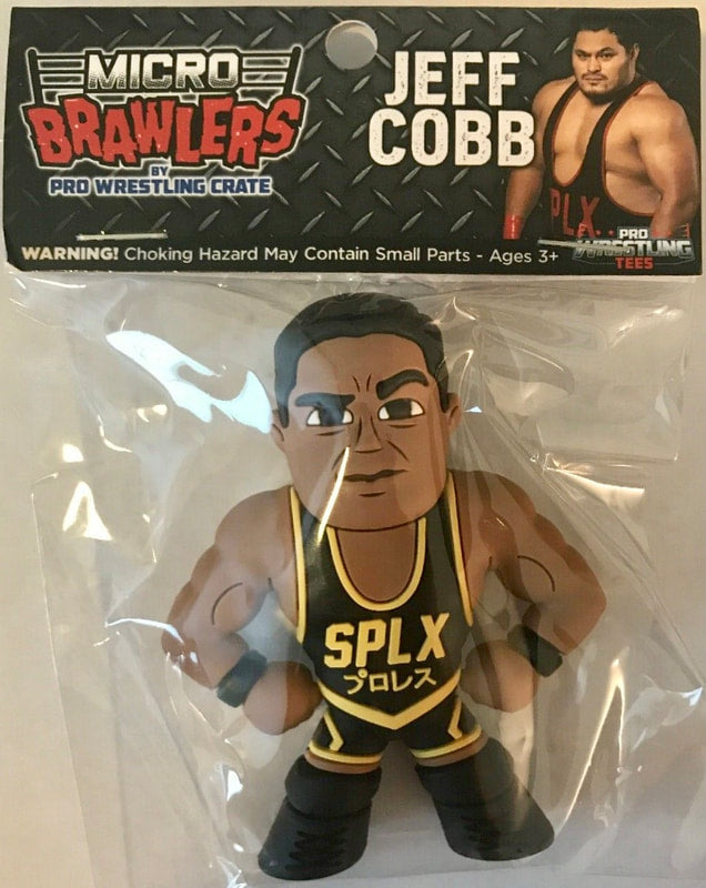 Pro Wrestling Tees Crate Exclusive Micro Brawlers Jeff Cobb [August] Action & Toy Figures PWcatalog