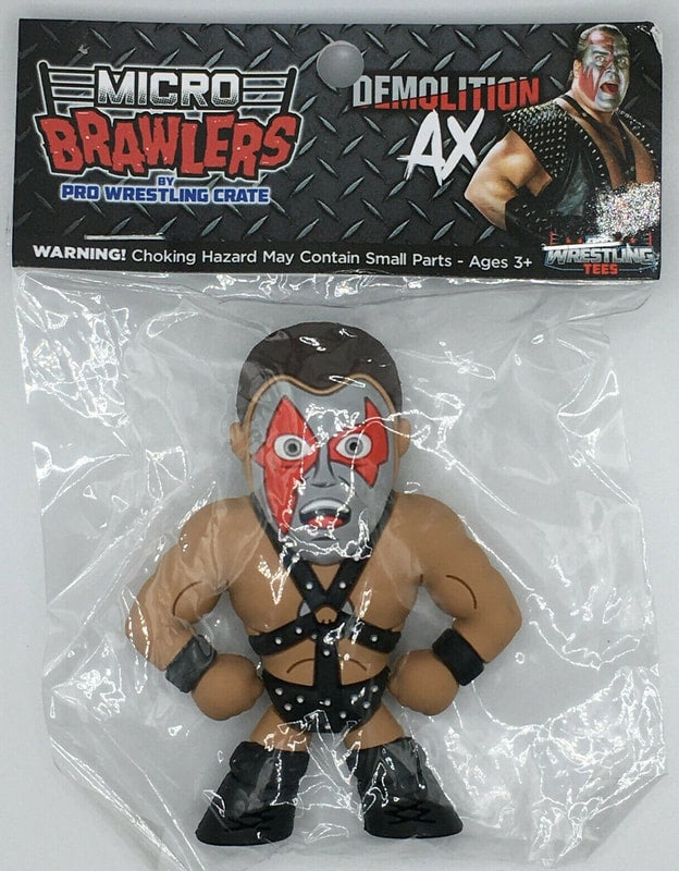 Pro Wrestling Tees Crate Exclusive Micro Brawlers Demolition Ax [September]