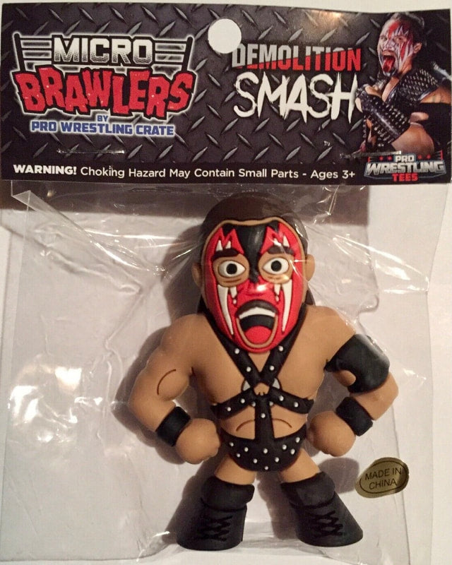 Pro Wrestling Tees Crate Exclusive Micro Brawlers Demolition Smash [October] Action & Toy Figures PWcatalog