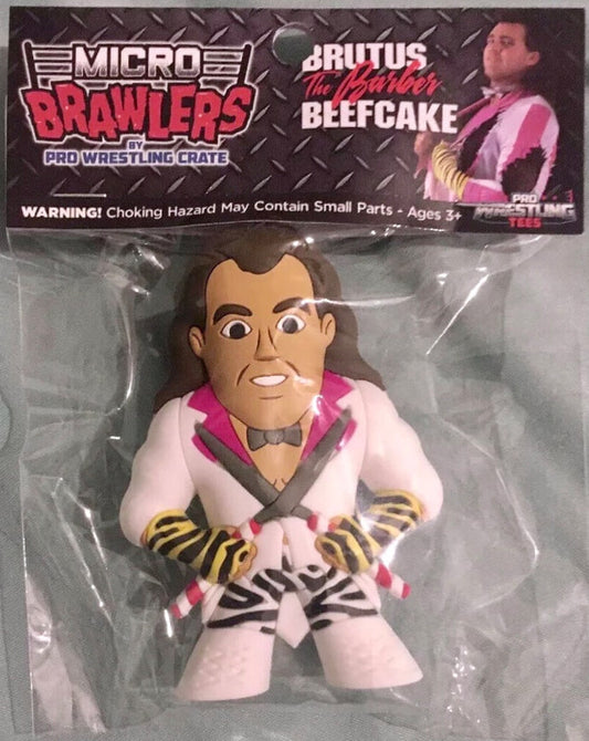 Pro Wrestling Tees Crate Exclusive Micro Brawlers Brutus "The Barber" Beefcake [November]