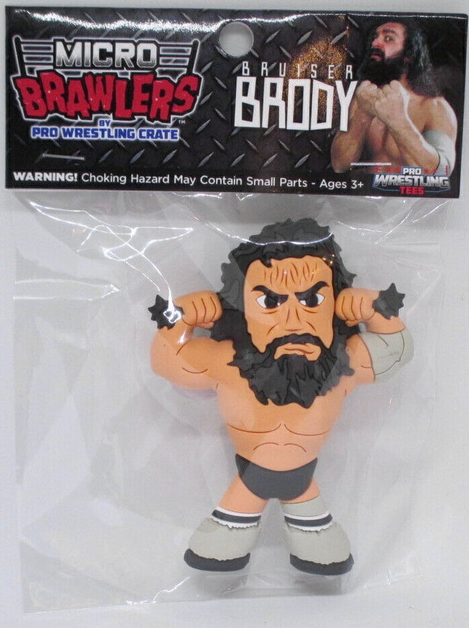Pro Wrestling Tees Crate Exclusive Micro Brawlers Bruiser Brody [December] Action & Toy Figures PWcatalog