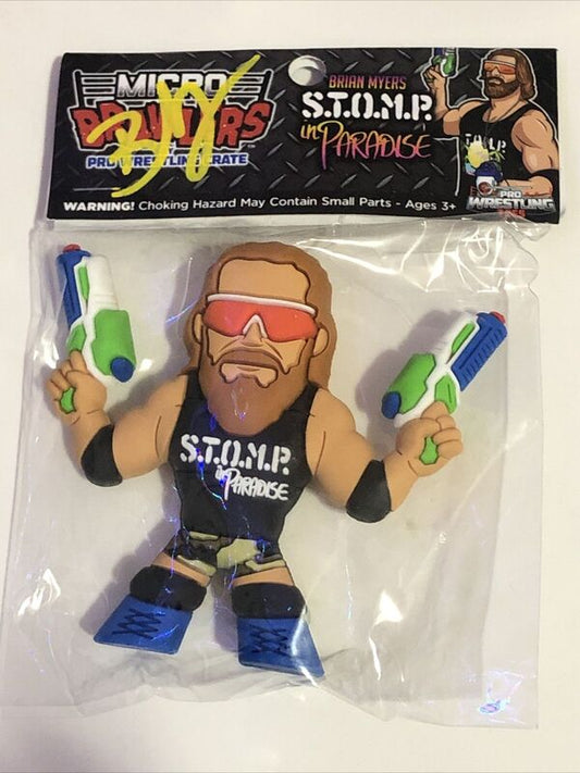Pro Wrestling Tees Crate Exclusive Micro Brawlers Brian Myers "S.T.O.M.P. in Paradise" [June]