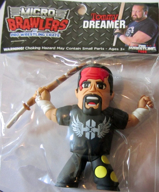Pro Wrestling Tees Crate Exclusive Micro Brawlers Tommy Dreamer [July] Action & Toy Figures PWcatalog