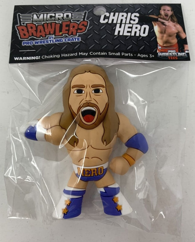 Pro Wrestling Tees Crate Exclusive Micro Brawlers Chris Hero [September] Action & Toy Figures PWcatalog