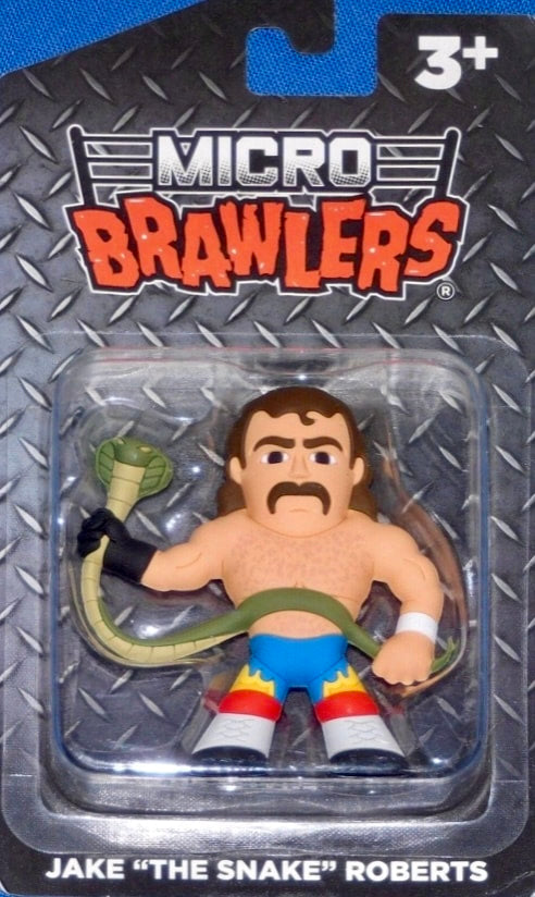 Pro Wrestling Tees Crate Exclusive Micro Brawlers Jake "The Snake" Roberts [January] Action & Toy Figures PWcatalog