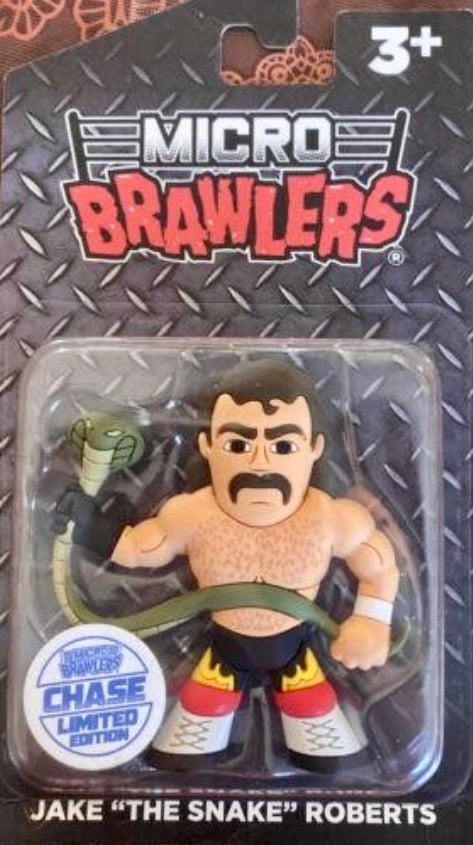 Pro Wrestling Tees Crate Exclusive Micro Brawlers Jake "The Snake" Roberts [January, Chase]