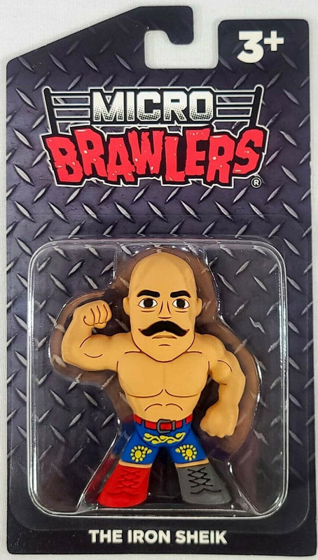 Pro Wrestling Tees Crate Exclusive Micro Brawlers The Iron Sheik [May]