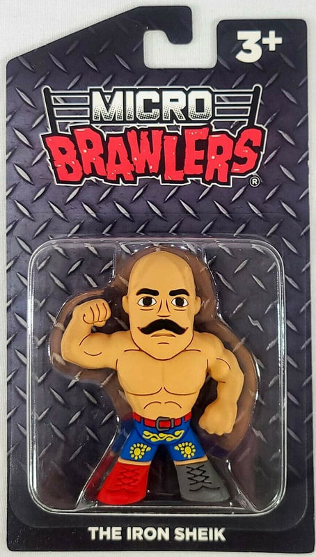 Pro Wrestling Tees Crate Exclusive Micro Brawlers The Iron Sheik [May] Action & Toy Figures PWcatalog