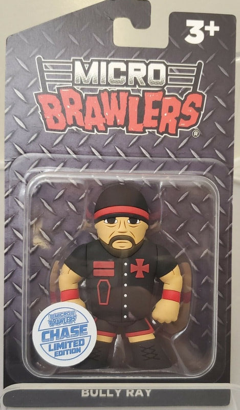 Pro Wrestling Tees Crate Exclusive Micro Brawlers Bully Ray [June, Chase]