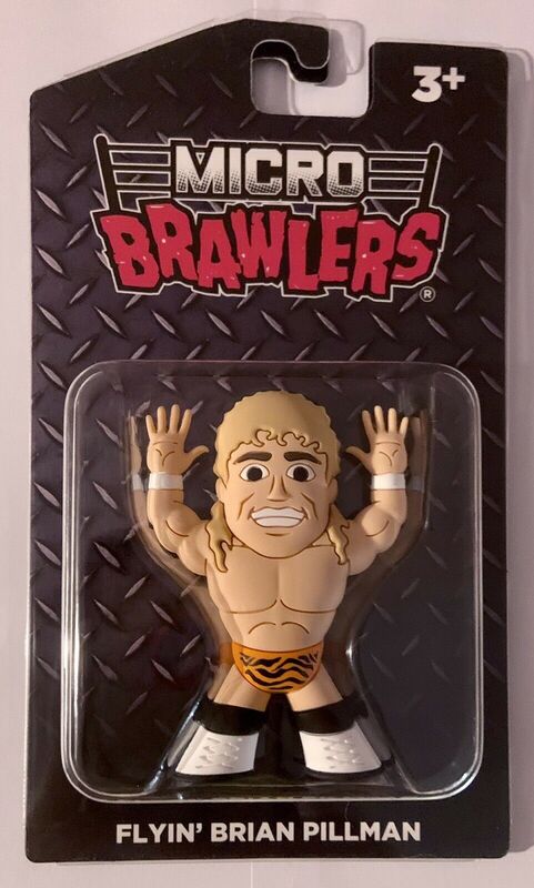 Pro Wrestling Tees Crate Exclusive Micro Brawlers Flyin' Brian Pillman [July] Action & Toy Figures PWcatalog