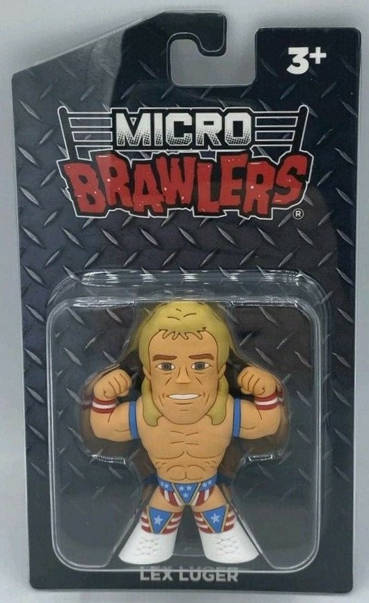 Pro Wrestling Tees Crate Exclusive Micro Brawlers Lex Luger [August] Action & Toy Figures PWcatalog
