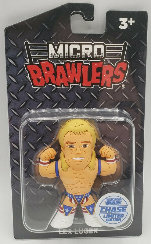 Pro Wrestling Tees Crate Exclusive Micro Brawlers Lex Luger [August, Chase] Action & Toy Figures PWcatalog