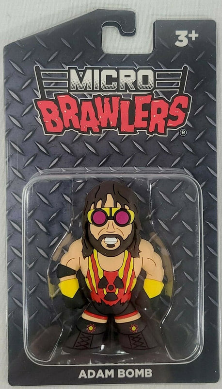 Pro Wrestling Tees Crate Exclusive Micro Brawlers Adam Bomb [September] Action & Toy Figures PWcatalog
